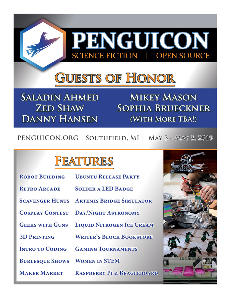 Penguicon 2019 Flyer